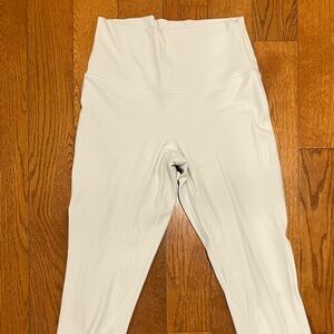 Lululemon Athletica Cream High-Waisted Leggings